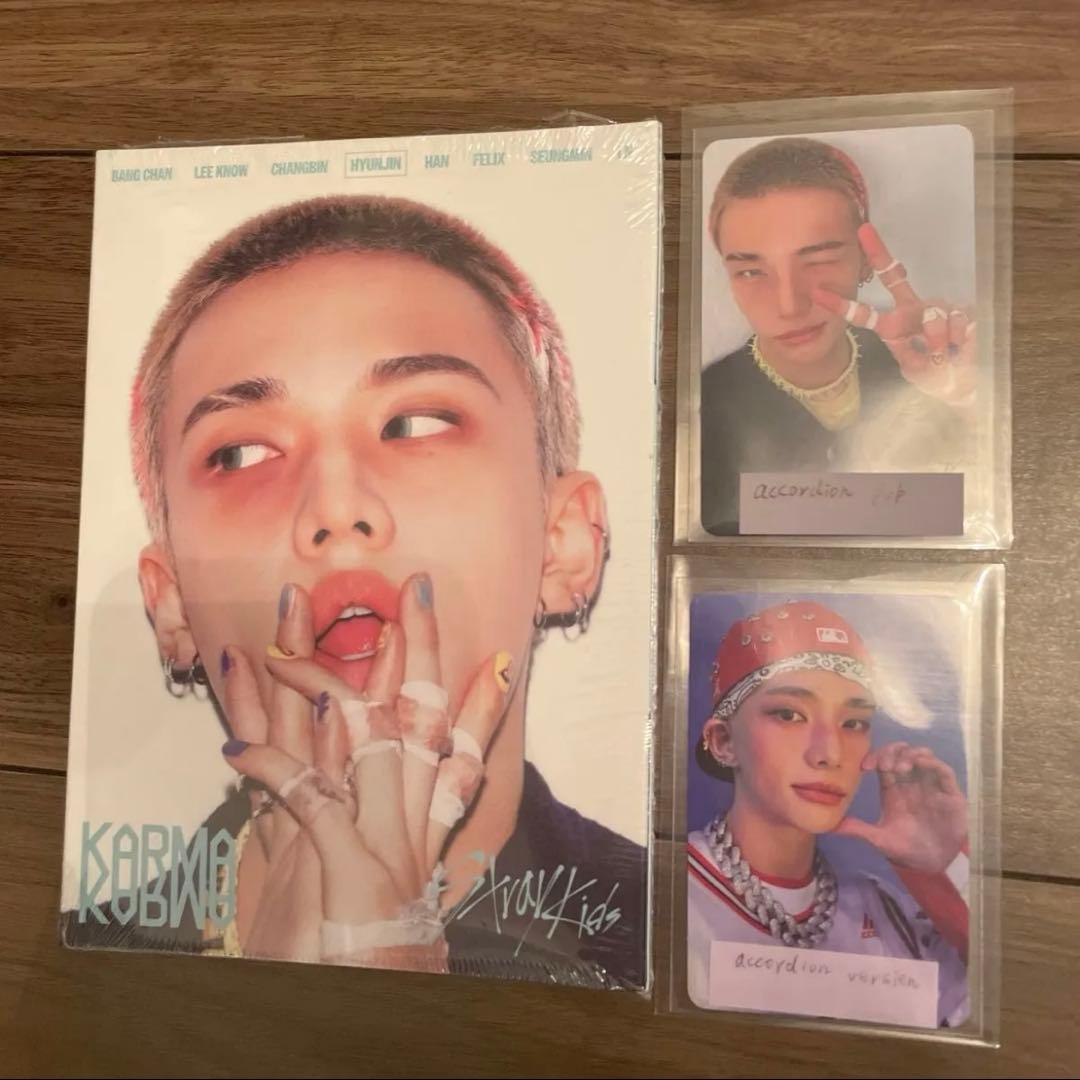 Stray Kids KARMA Accordionヒョンジン トレカ 2枚 - メルカリ