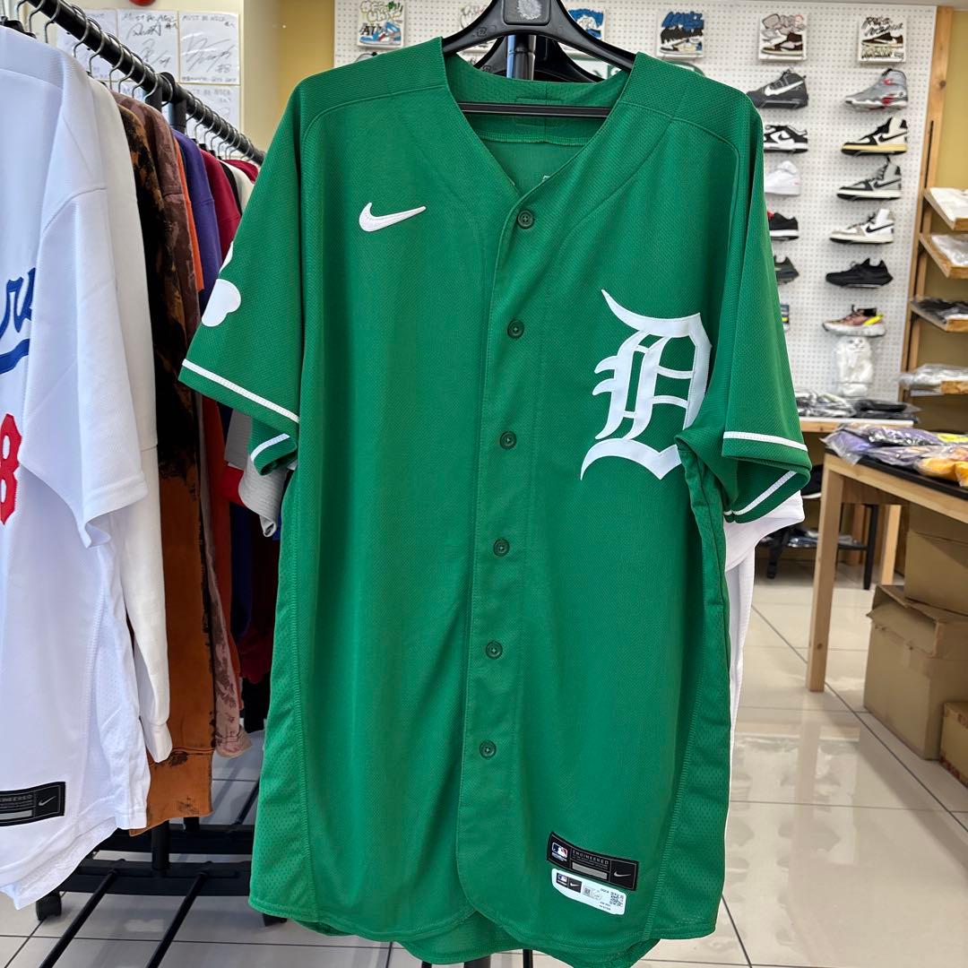 MLB デトロイトタイガース　ハロルド・カストロ実使用ユニホーム Amazon.co.jp: [Viiipcos] デトロイト・タイガース 背番号31 グリーン