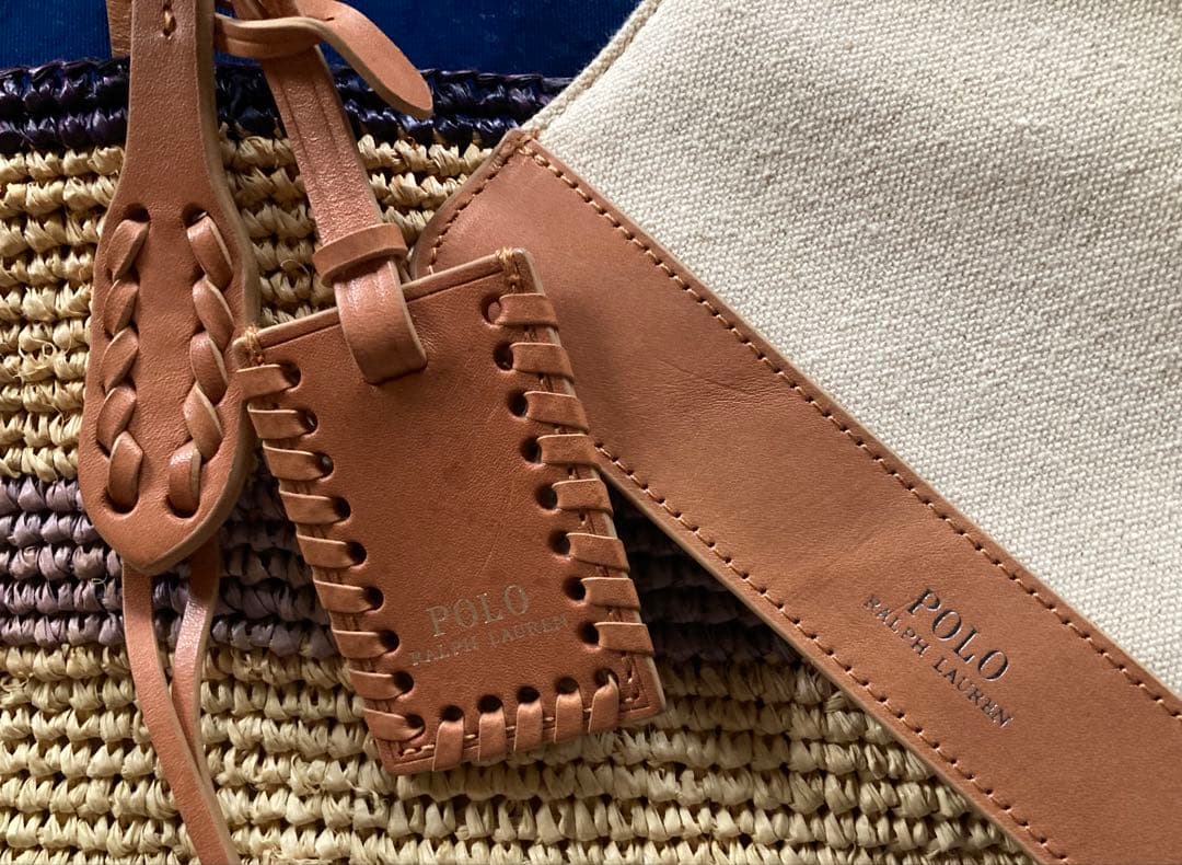 RT-60128様専用 ポロラルフローレン 編込み かごバッグ ショップ外袋