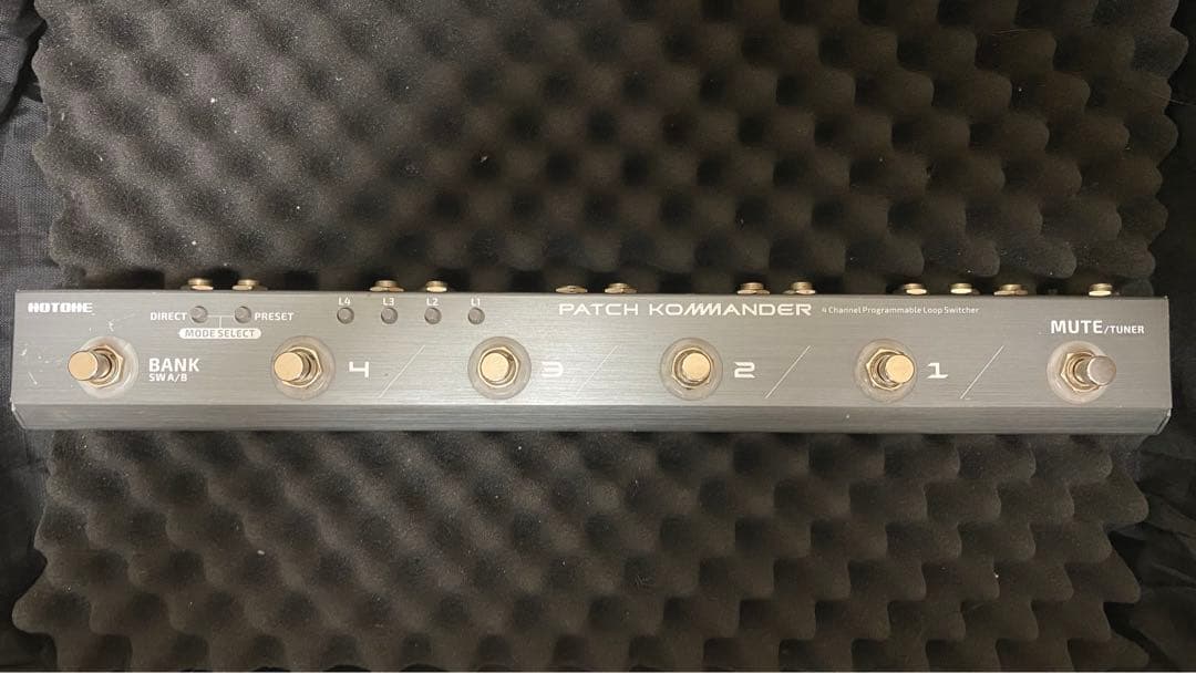 【最終価格】HOTONE LS-10 プログラマブルスイッチャー HOTONE PATCH KOMMANDER LS-10 プログラマブル・ループ・スイッチャー