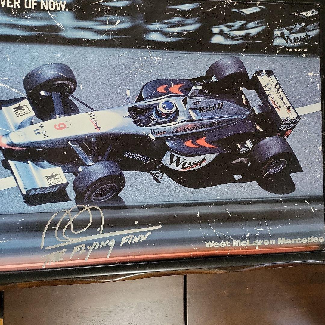 ミカ ハッキネン 直筆サイン West McLaren F1 アートプリント - メルカリ