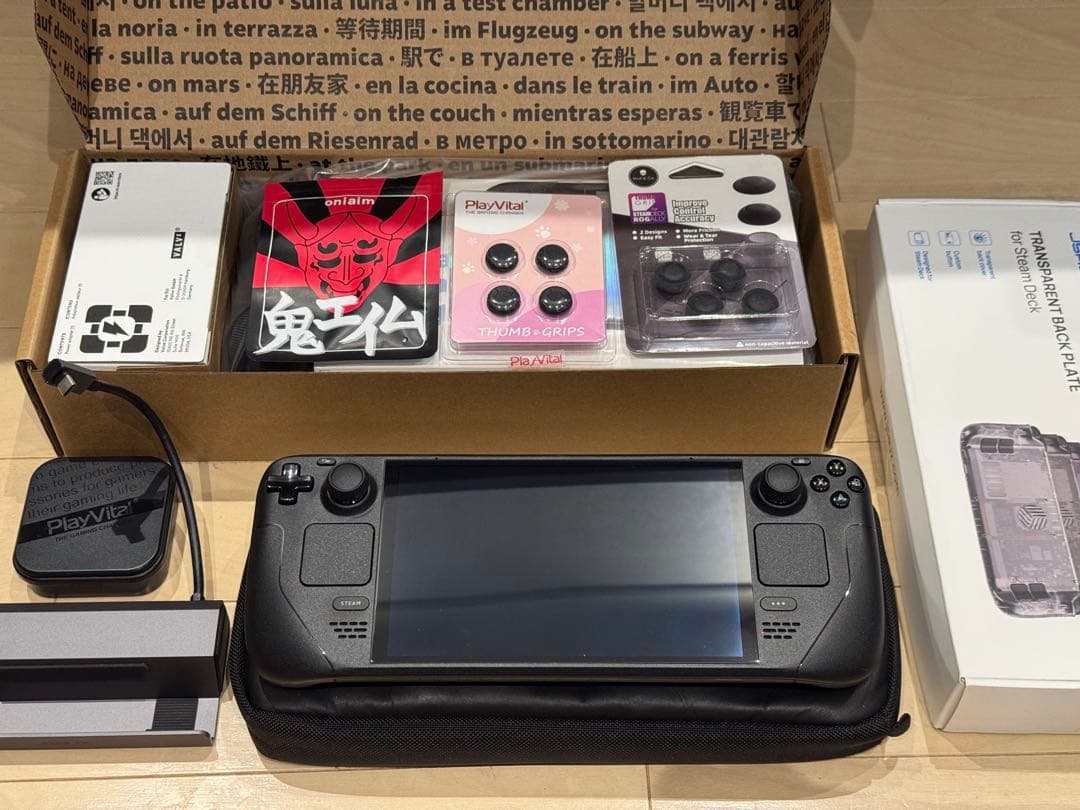 Steamdeck LCD 1TB 換装 カバー及びケース付属 Steam Deck バック