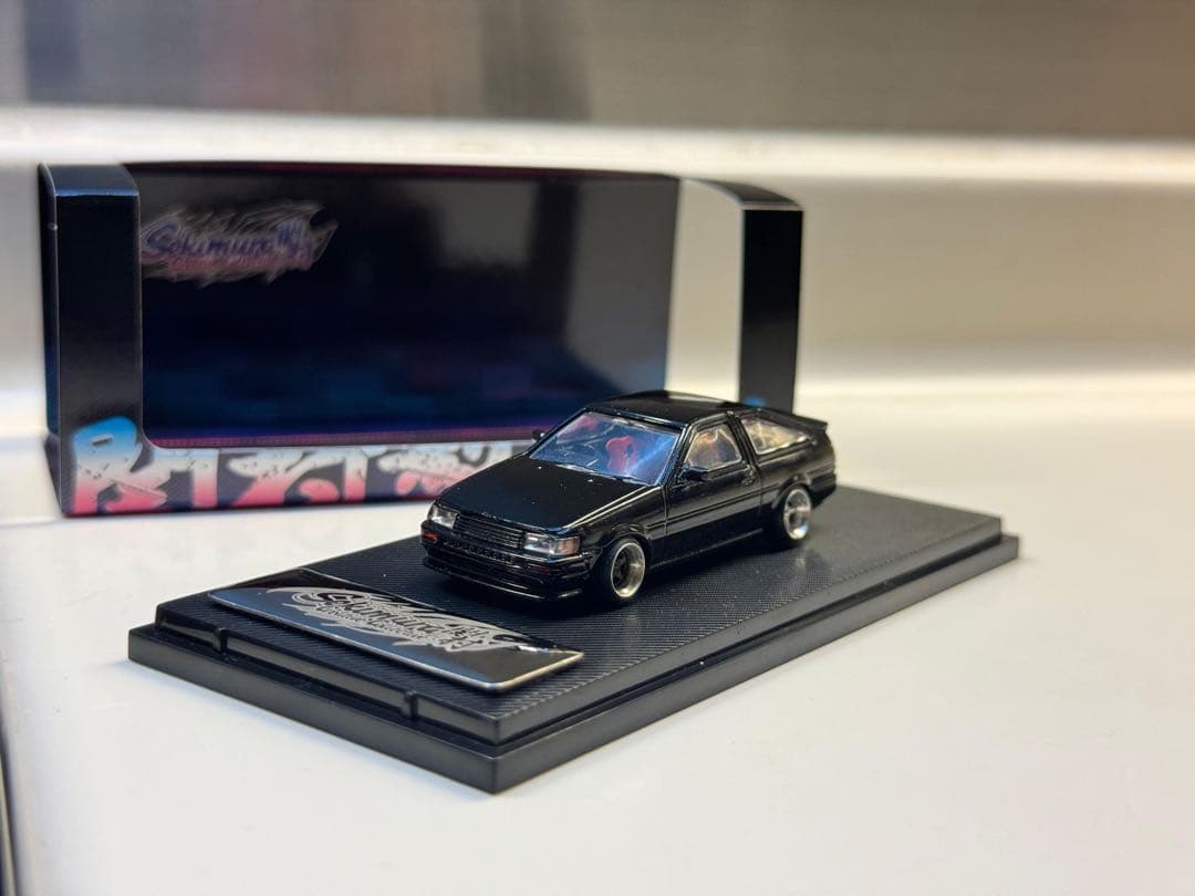 1/64 TRD 風 トヨタAE86 Levin 改 Work CR01 - メルカリ