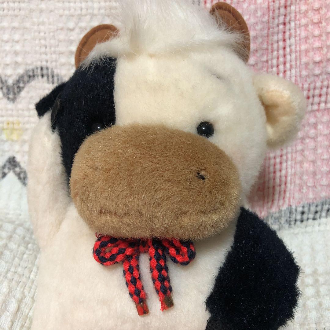 昭和レトロ セキグチ製 ワイワイコミカルズ うし ぬいぐるみ 難あり