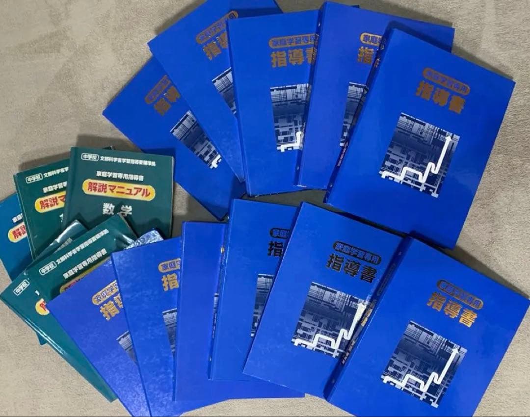家庭学習専用指導書 主要5教科 中学3年間分 - メルカリ