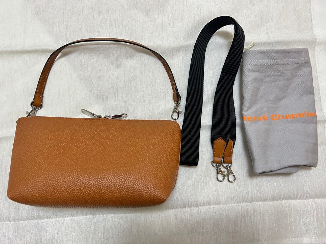 専用です　エルベシャプリエ 8784G エルベシャプリエ Herve Chapelier 8784G (リュクススクエアポーチ