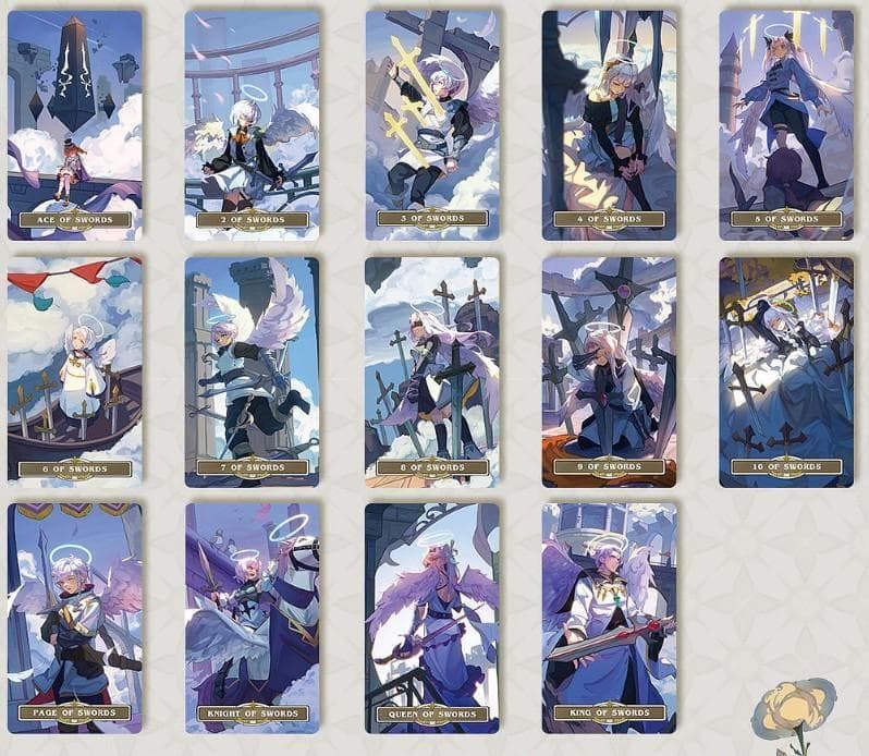 正規品タロットカード】まるでゲームの世界観✨旅人の歌のタロット