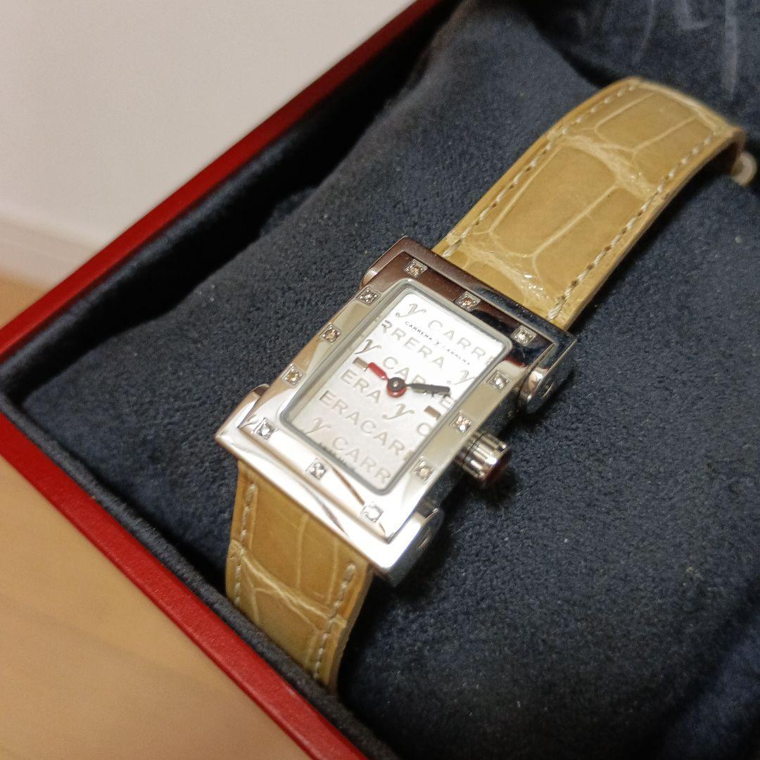 CARRERA Y CARRERA レディース　12Pダイヤ装飾腕時計 Carrera y Carrera Diamond Ladies Watch in 18K Yellow Gold – Oaks