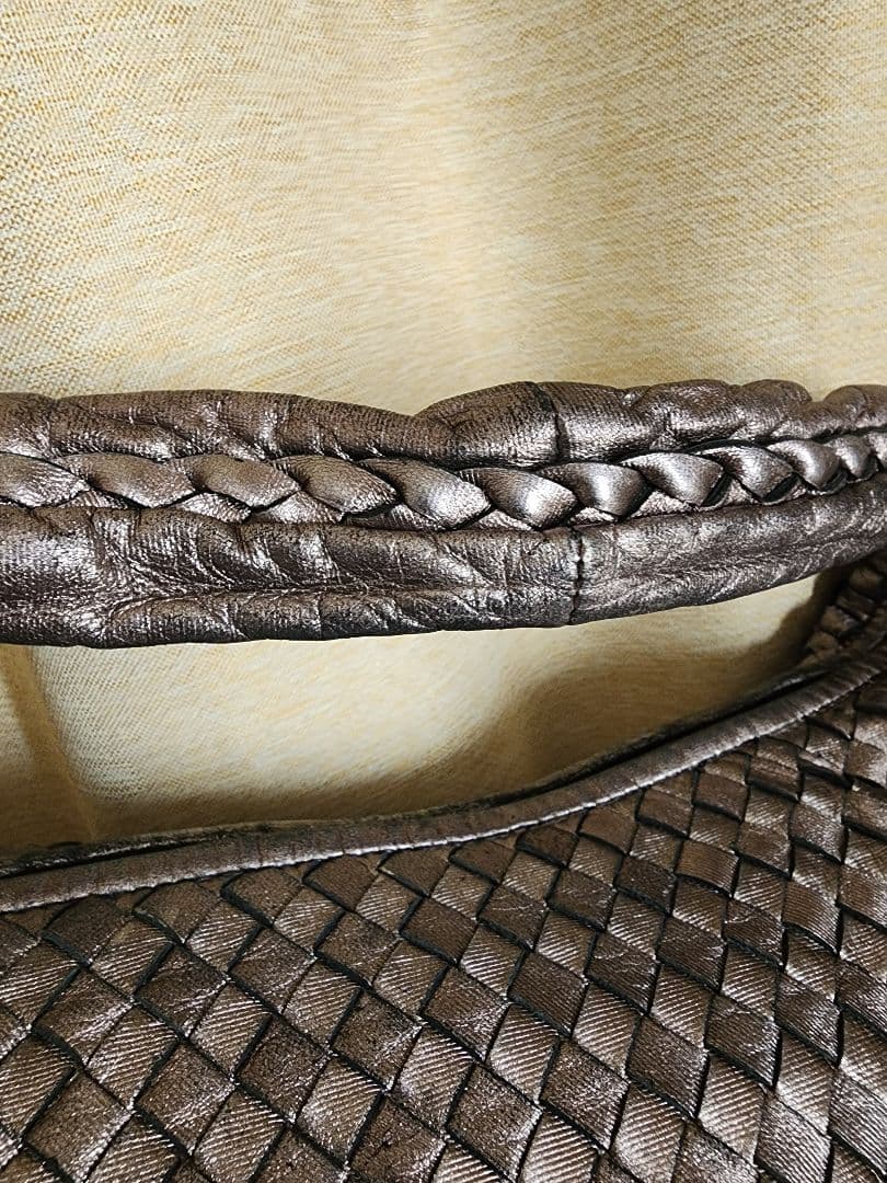 綺麗 ボッテガヴェネタ 編み込み ワンショルダー ハンドバッグ