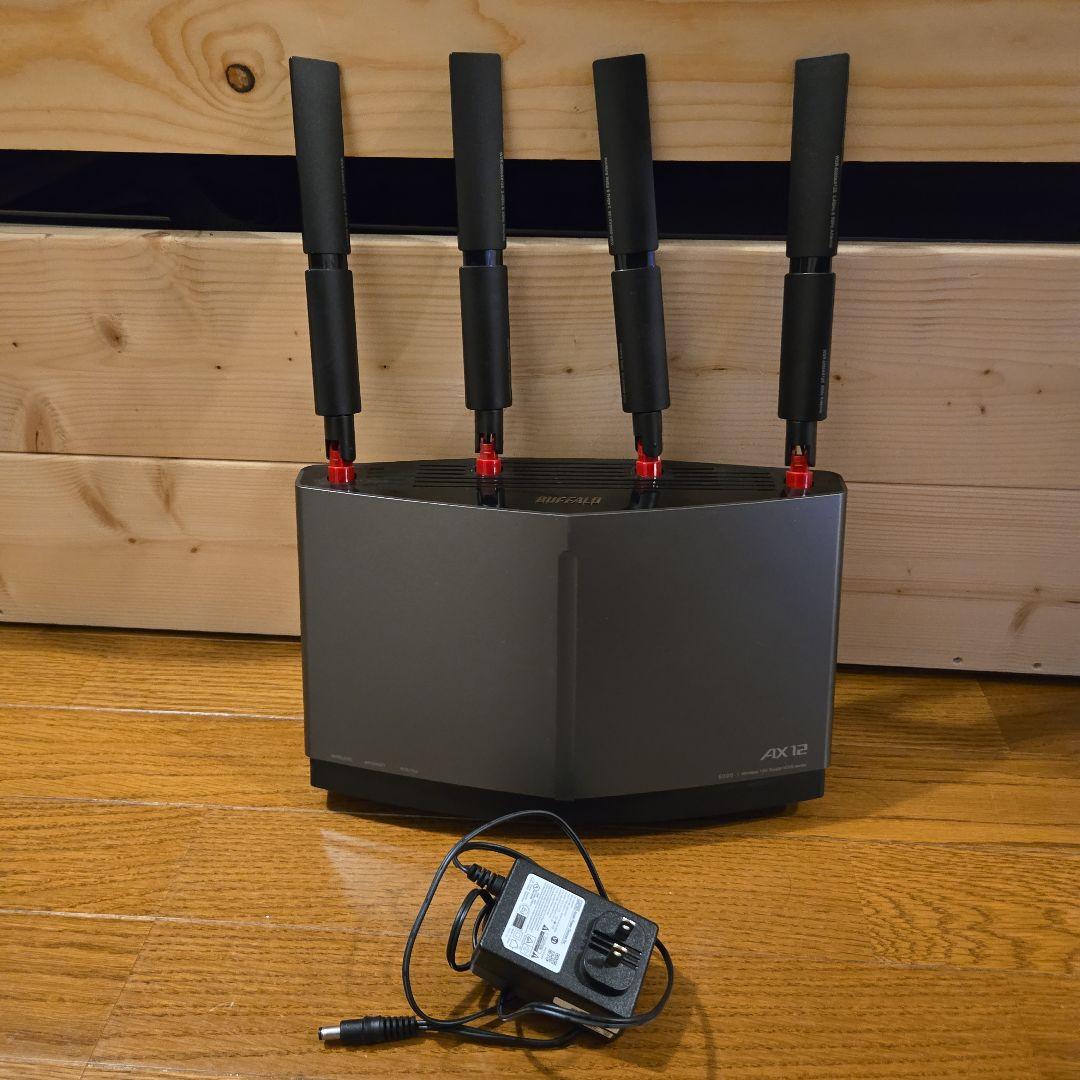 BUFFALO AX12 無線LANルータ WXR-6000AX12S - メルカリ