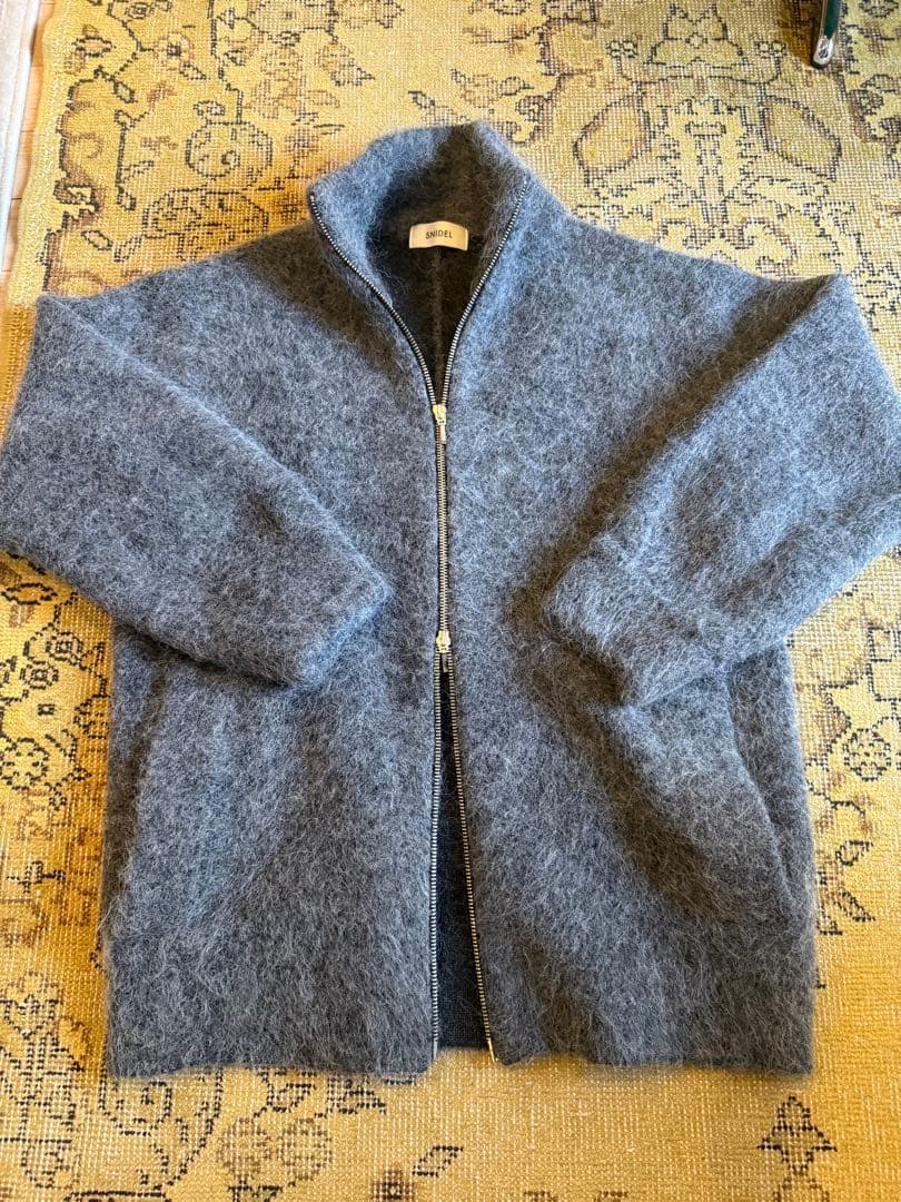 スナイデル 今季アルパカシャギーニットコート 新品