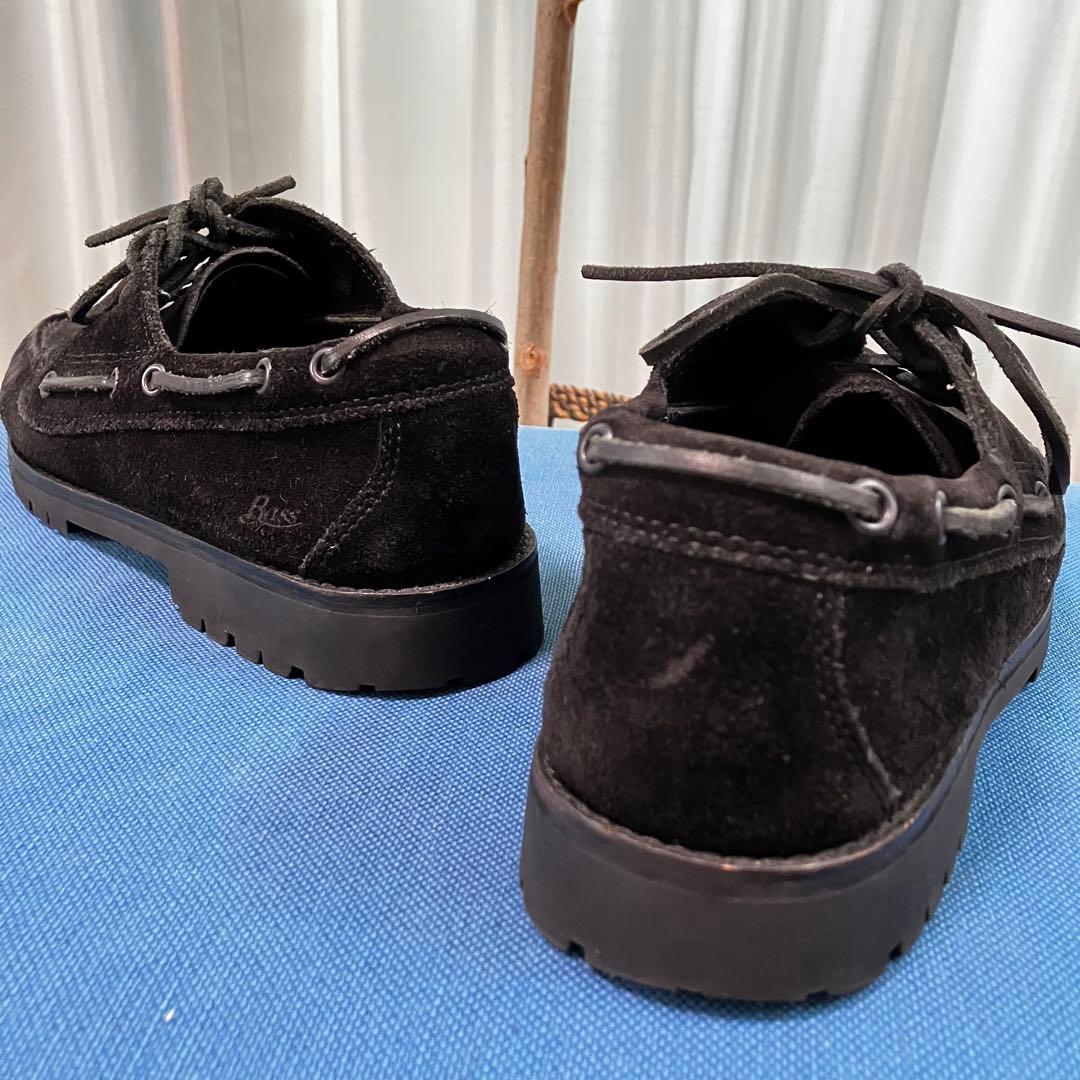 G.H.BASS B&Y 4eye MOC ジーエイチバス スエード ブラック