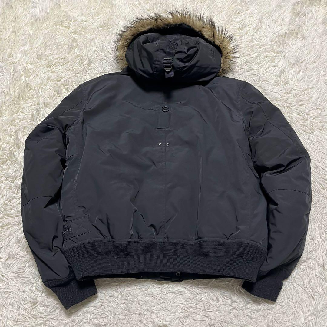 美品 L 現行 ポロラルフローレン N-2B ファー ダウンジャケット