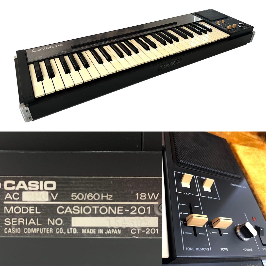 初期【1980年製】Casiotone 201 CT-201 完動品 ケース付き - メルカリ