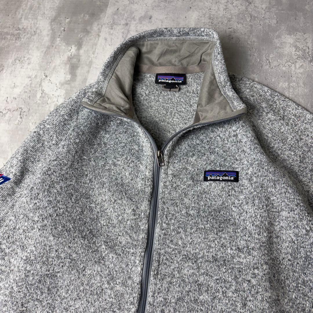 Patagonia パタゴニア 企業ロゴ ベターセーター XL グレー - メルカリ