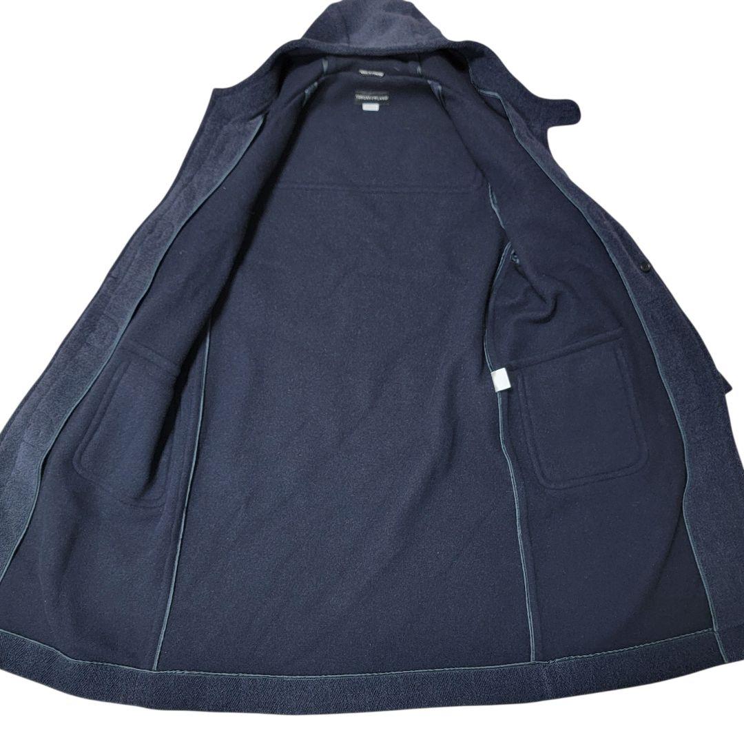 99AW チベット社 ムーアブルック製 カットパイル ダッフルコート 濃紺