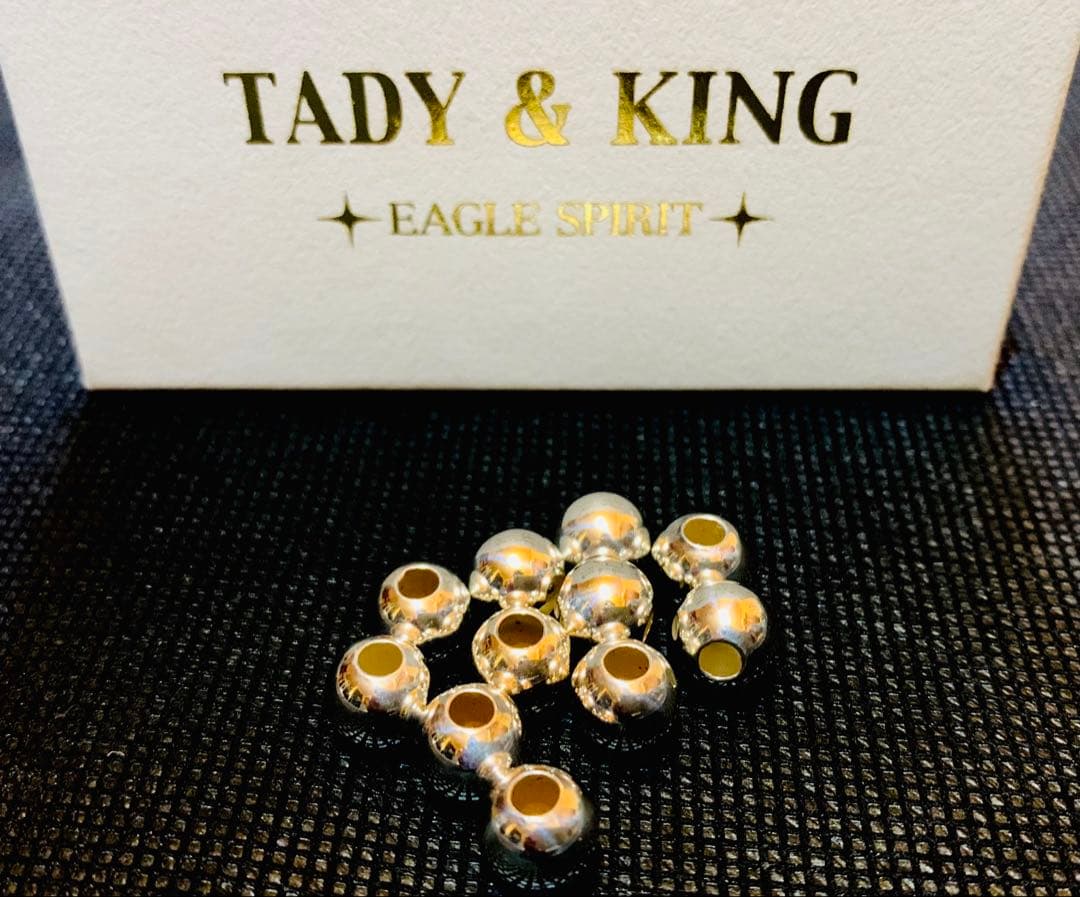 中空ビーズセット TADY&KINGSV中空ビーズ6mmGDコーティング 1個売り ALL ITEM TADY＆KING