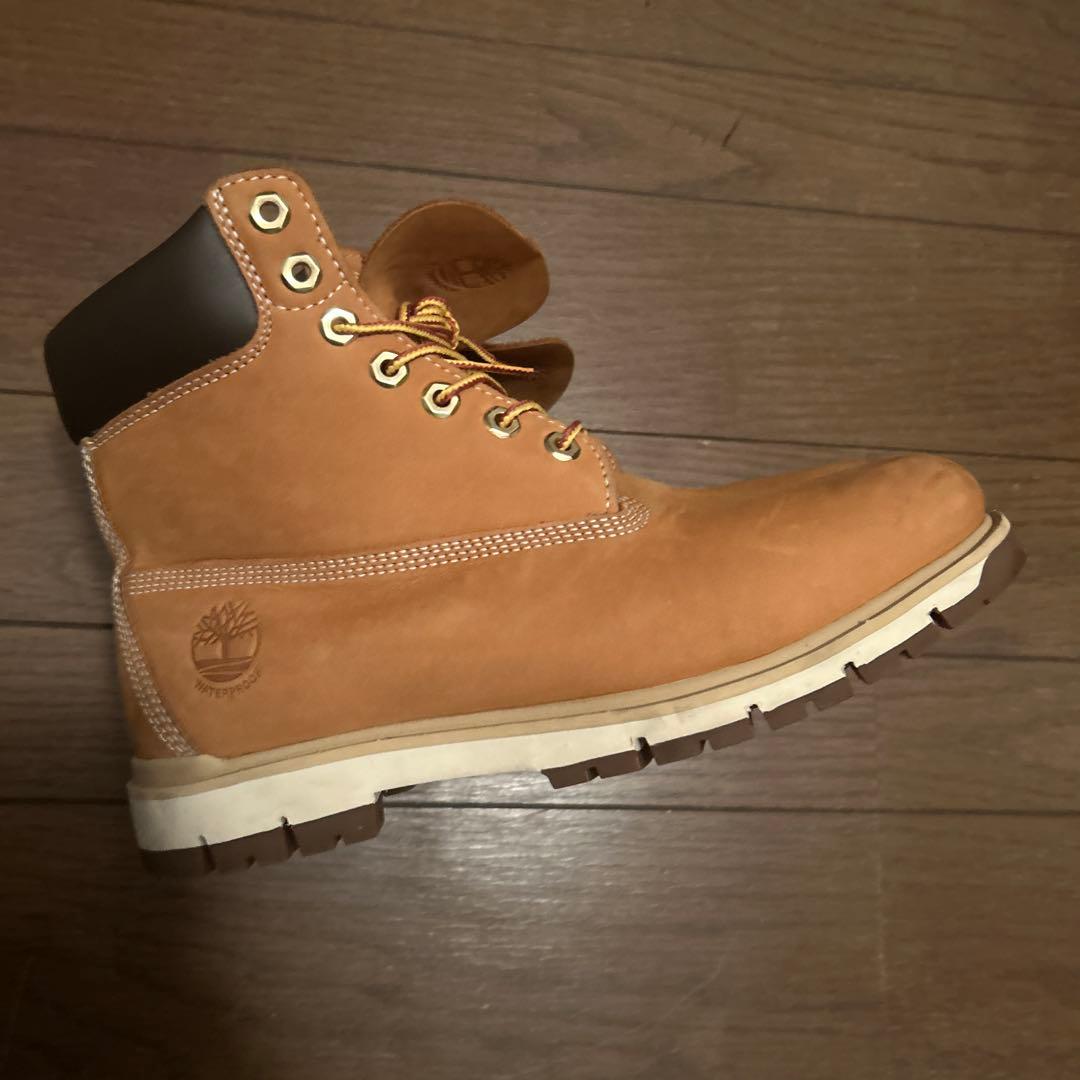 Timberland ベージュ ハイカットブーツ - メルカリ