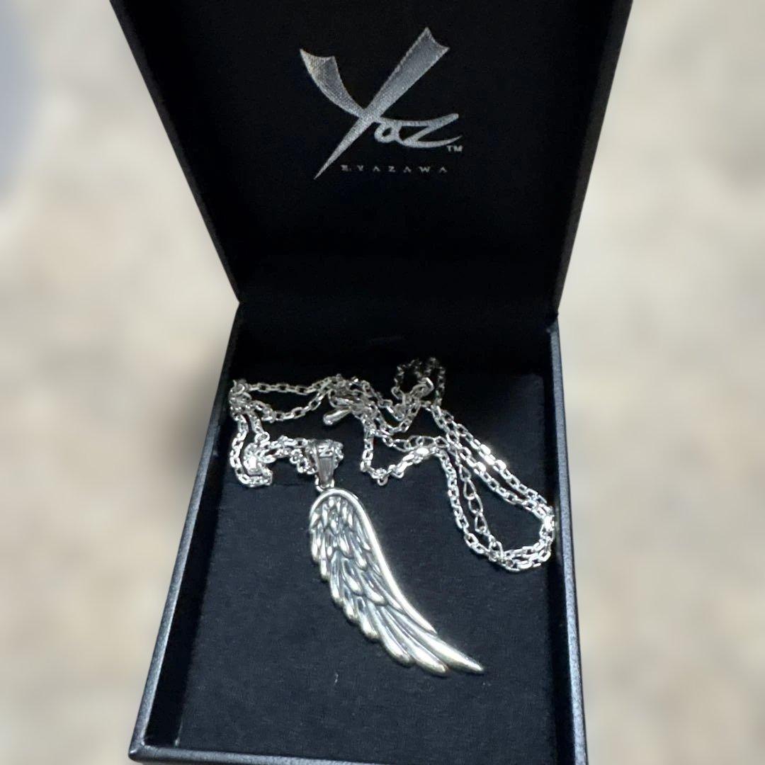 矢沢永吉翼デザイン シルバーネックレス - メルカリ