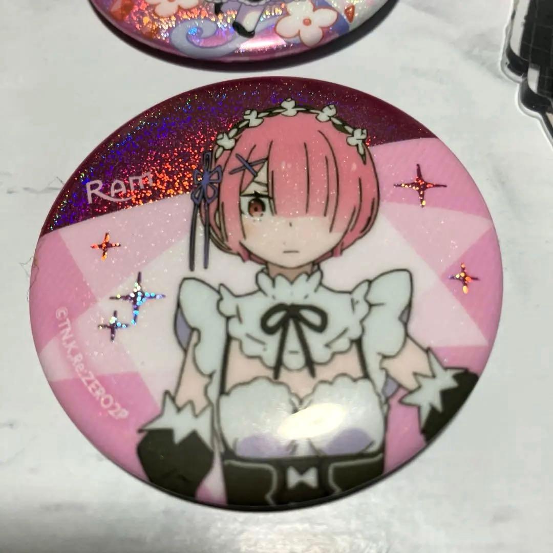 リゼロ ラム 缶バッジ アクリルキーホルダーセット - メルカリ