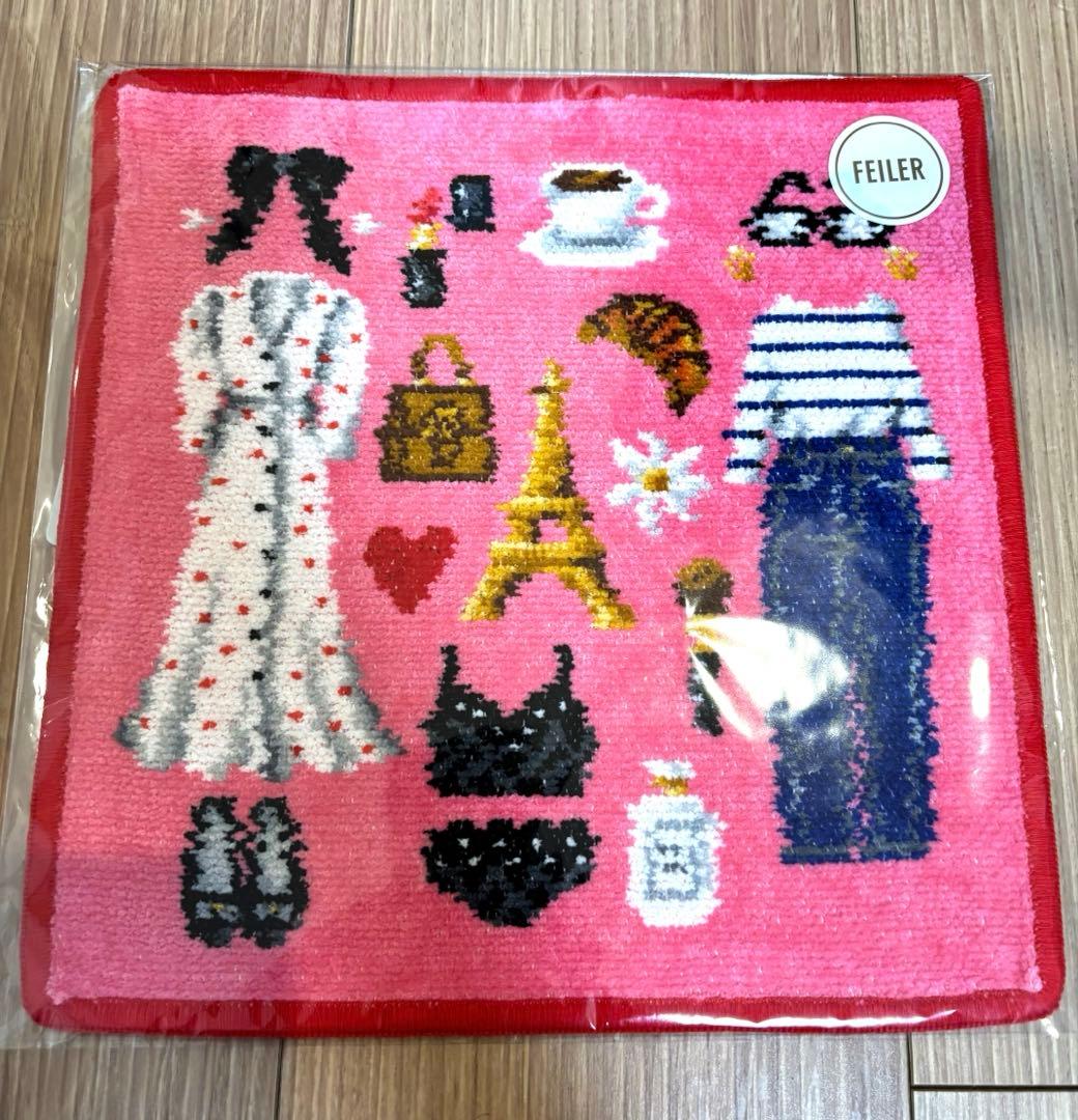 最安値】フェイラー × イエナアンファン コラボ レッド タオル