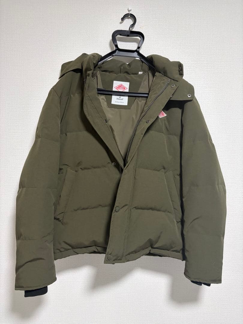 美品　DANTON×UR別注 ダウン　38 希少】DANTON × URBAN RESEARCH DOORS 別注ダウンジャケット ネイビー