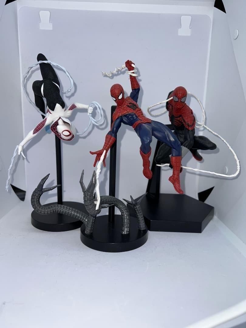 スパイダーマン フィギュア 開封品 3体セット - メルカリ