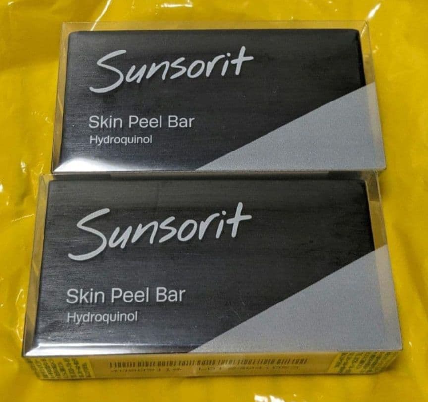 サンソリット　sunsoritスキンピールバー　黒　ハイドロキノール　2こ スキンピールバー ハイドロキノール | スキンケア製品はサンソリット