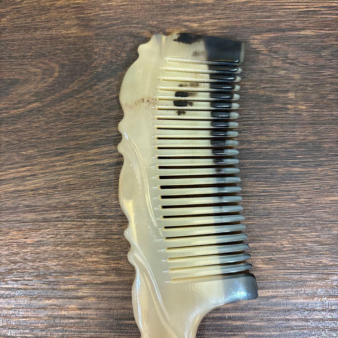 シープホーンコーム ナチュラルホーンコーム 羊角 天然角 ハンドメイド