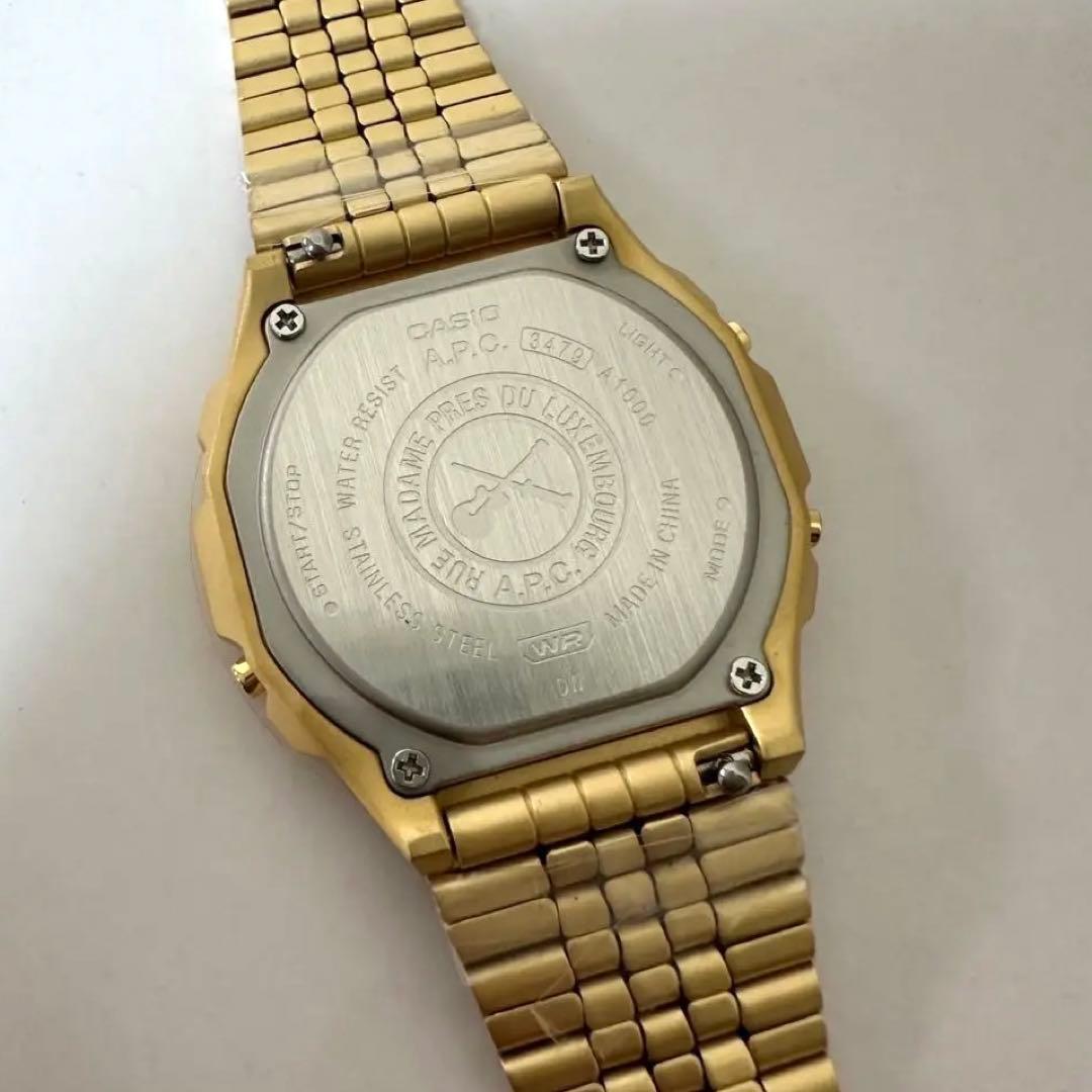 CASIO x A.P.C. watch A1000ACG-9JR ゴールド - メルカリ