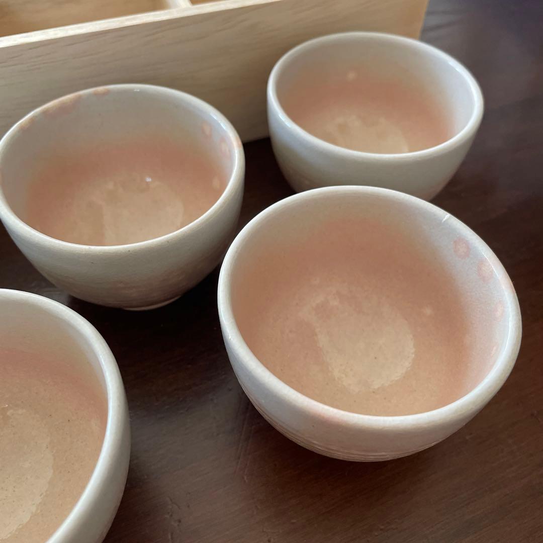 萩焼 椿窯 天鵬山 湯呑み 廣瀬淡雅 5客セット - メルカリ