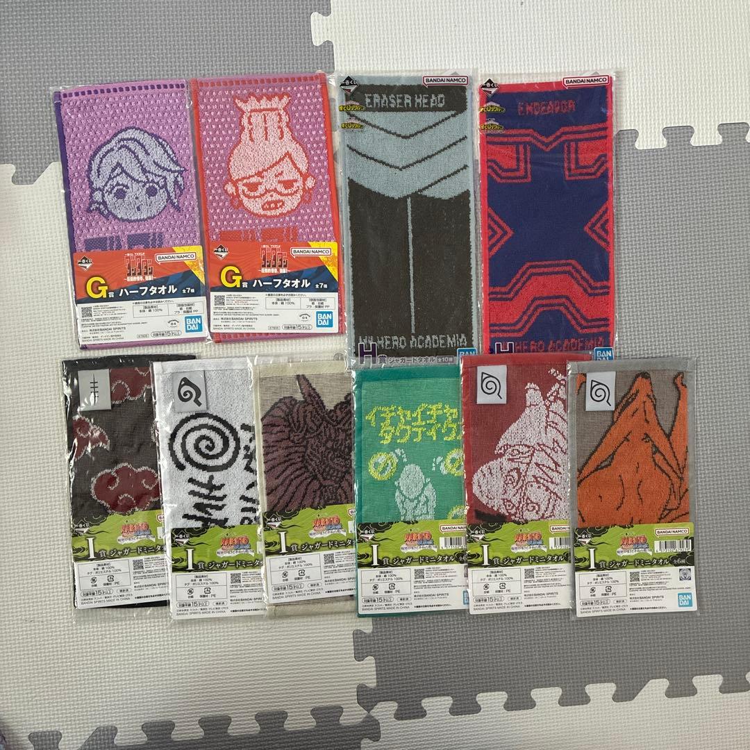 一番くじ 下位賞 タオル まとめ売り 10点セット - メルカリ