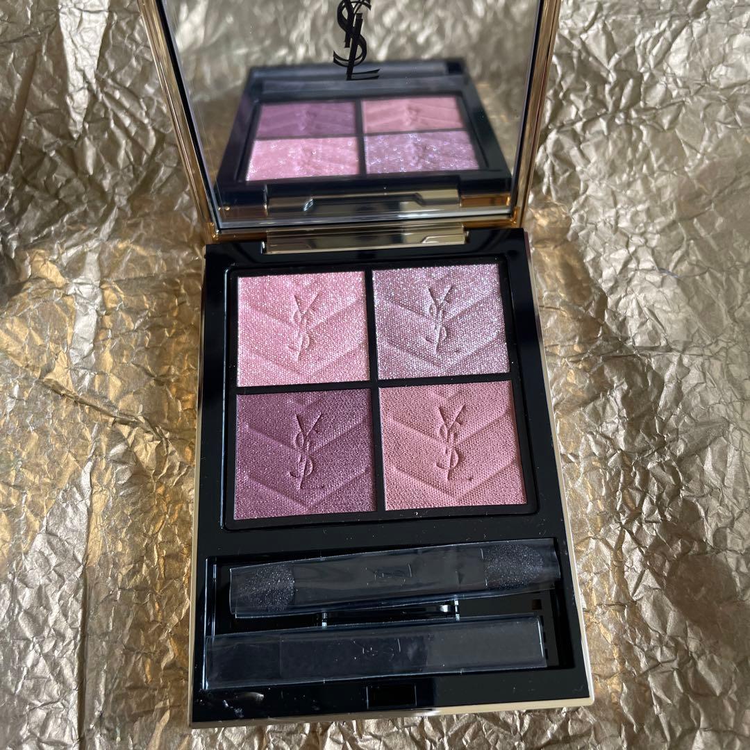 新品 YSL クチュール ミニクラッチ アイシャドウ 400バビロン ローズ