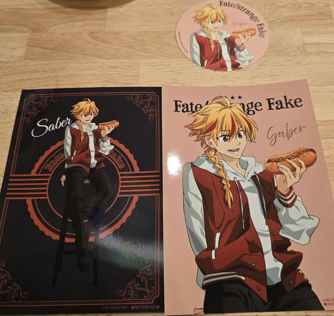 fate/strange fake cafe リチャード1世 缶バッジ カード - メルカリ