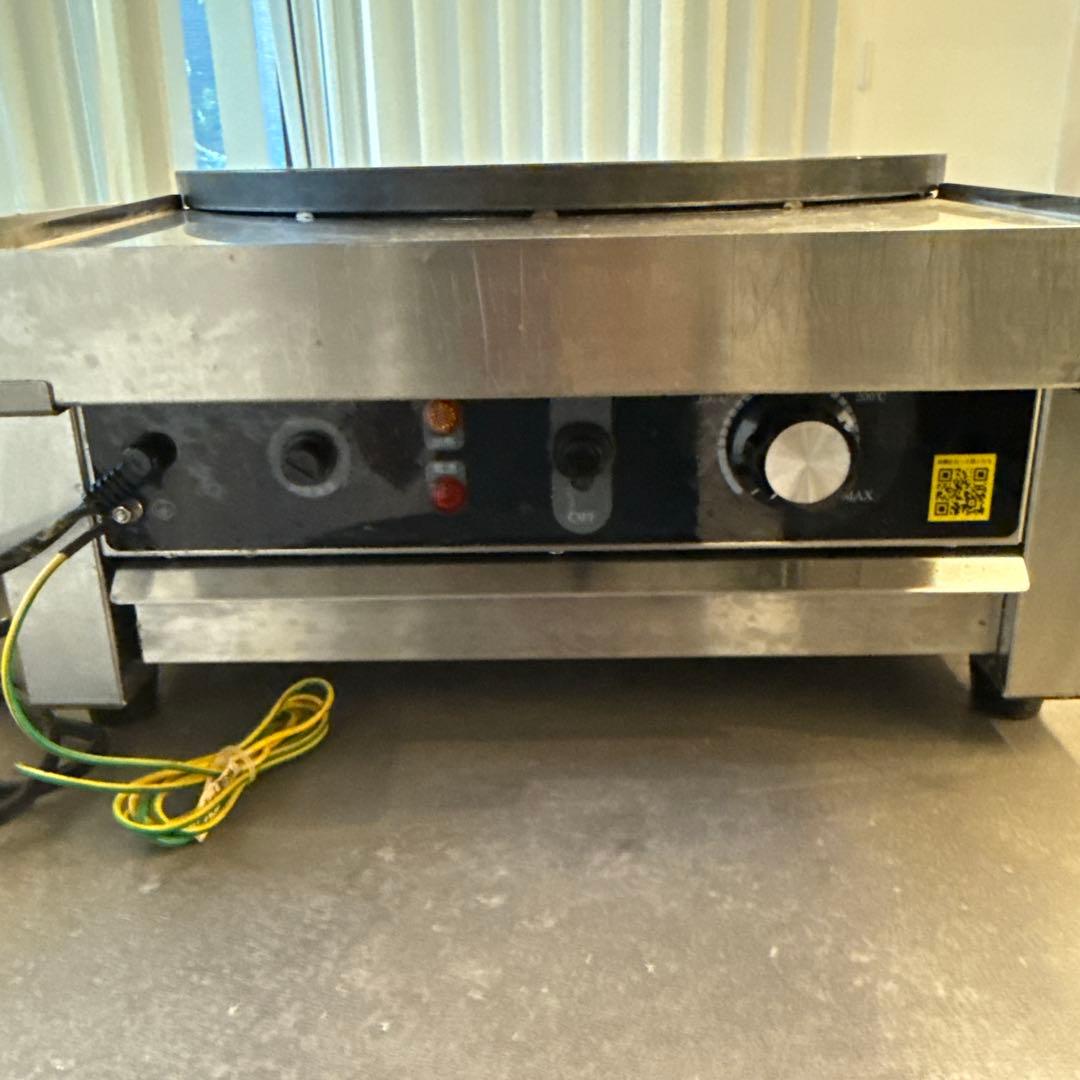 業務用電気クレープ焼き器 家庭使用可 キプロスター - メルカリ