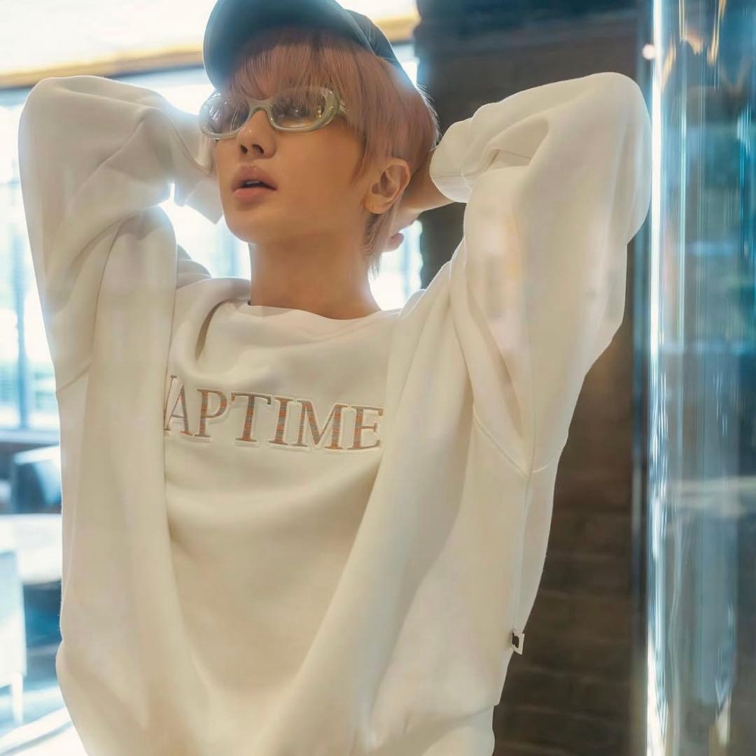 Naptime スウェット　白 naptime.Nissy 西島隆弘 ナップタイム スウェット トレーナー - メルカリ