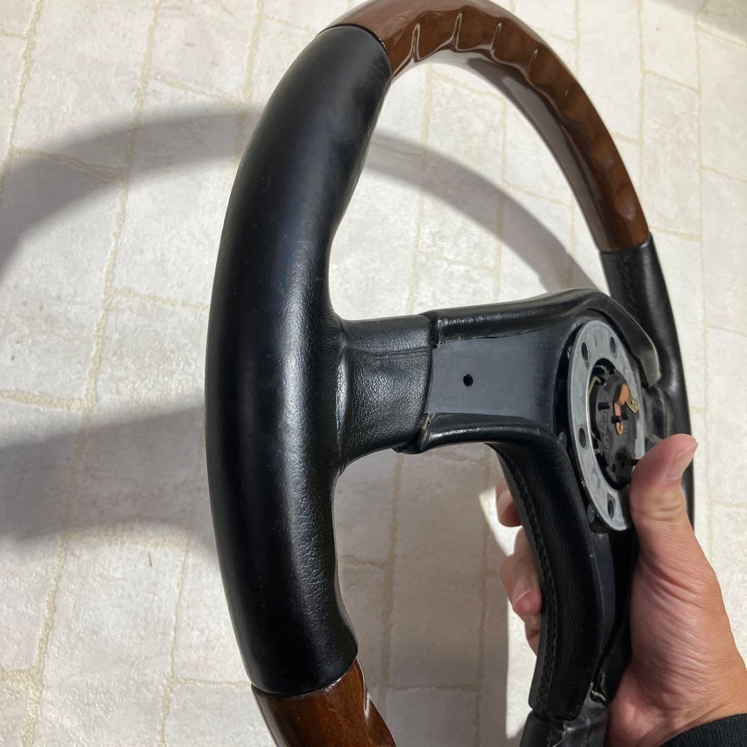 希少 NARDI GARA3 ナルディFET ウッド・レザー 正規品 - メルカリ