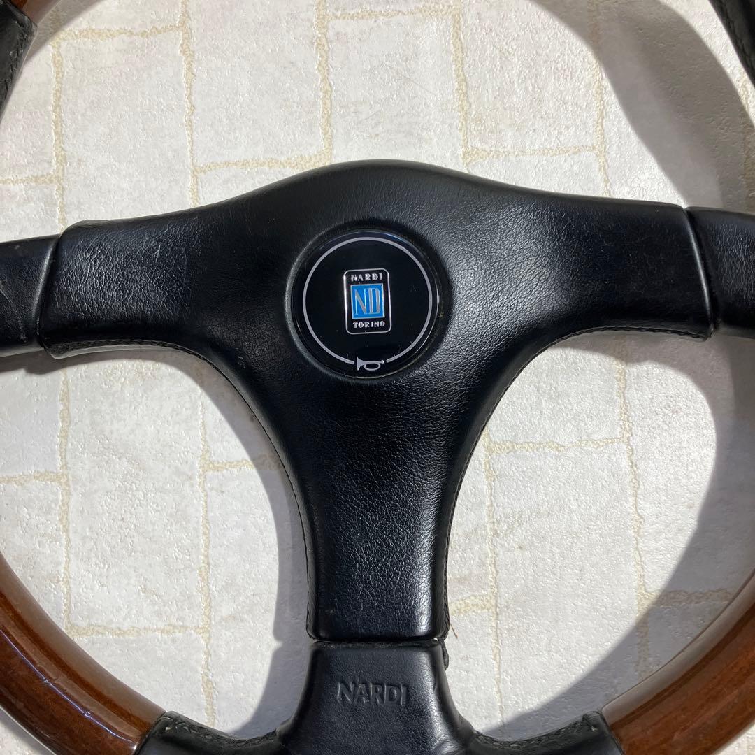 希少 NARDI GARA3 ナルディFET ウッド・レザー 正規品 - メルカリ