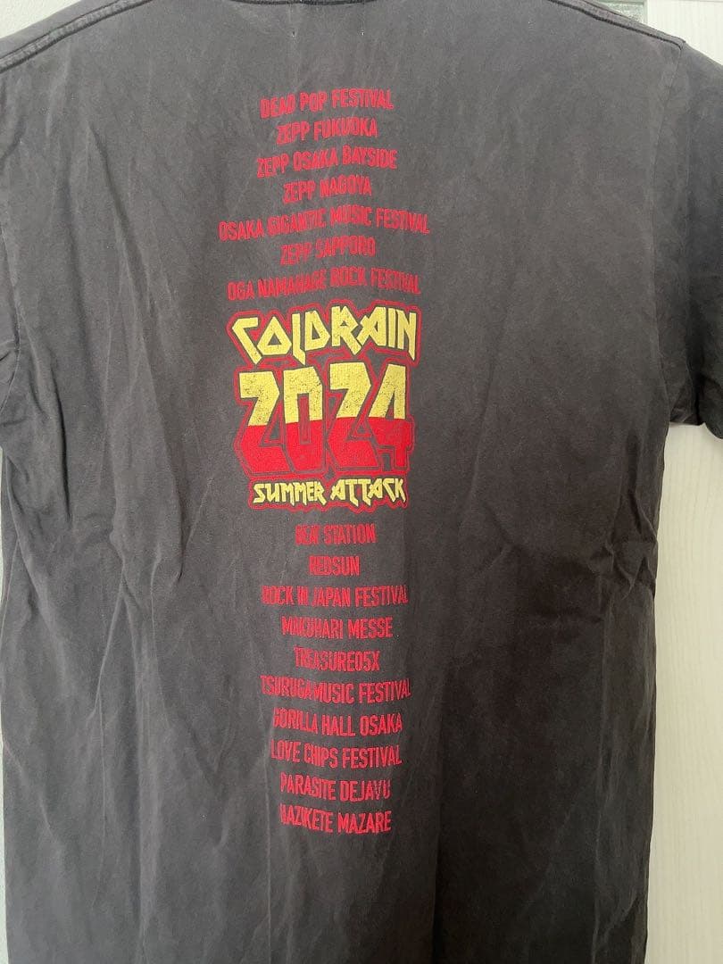 coldrain 2024 SUMMER ATTACK Tシャツ XL