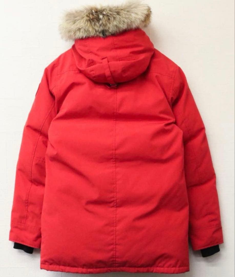 M*n様 カナダグース ジャスパー 赤 ダウンジャケット M(天然コヨーテ