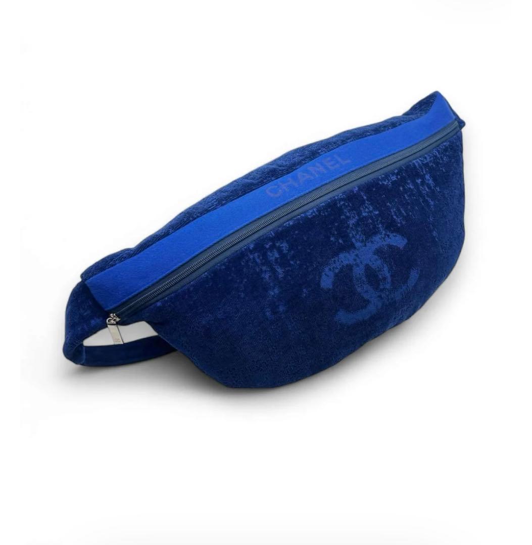 CHANEL コットンテリークロス　ボディバッグ Chanel terry cloth bag - Etsy 日本