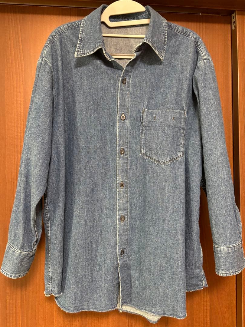 IENA デニム長袖シャツ ネイビー フリーサイズ 専用 - メルカリ