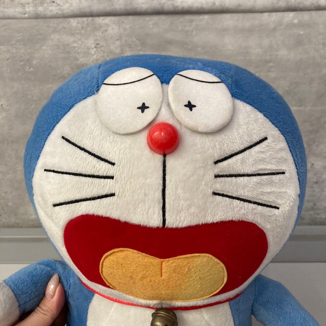 レトロ ドラえもん ぬいぐるみ おすわり 漫画 アニメ キャラクター