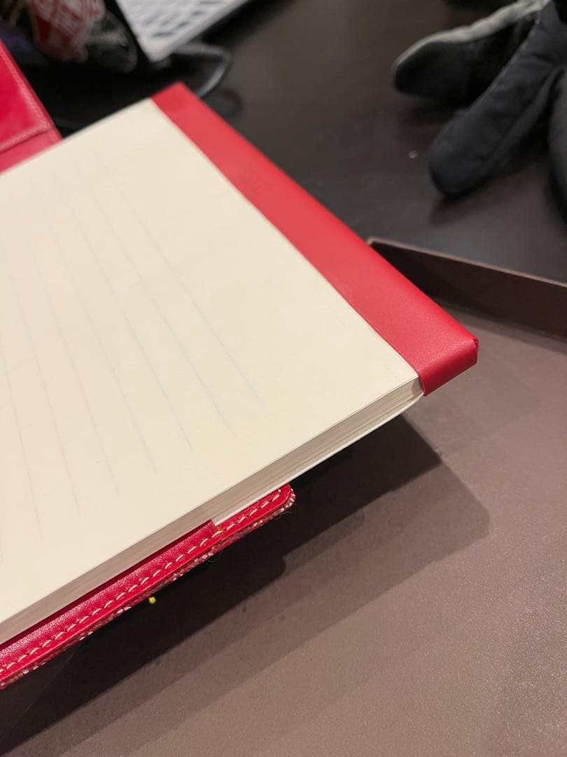 GOYARD（ゴヤール） Goyard 赤いパターン A4ノート