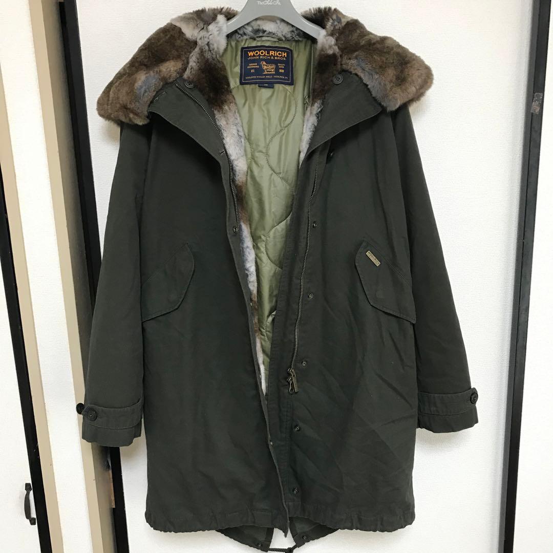 woolrich コート モッズコート ラビットファー レッキス ウールリッチ
