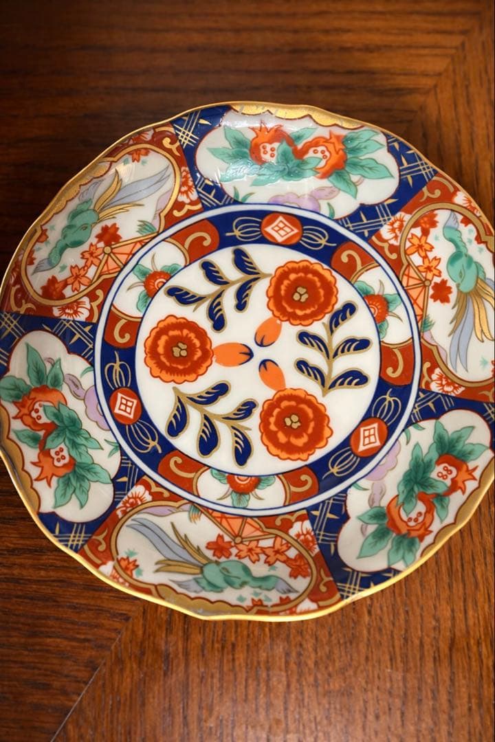 前畑 庫山 古伊万里 金彩花鳥色絵 5客 色絵 和皿 - メルカリ