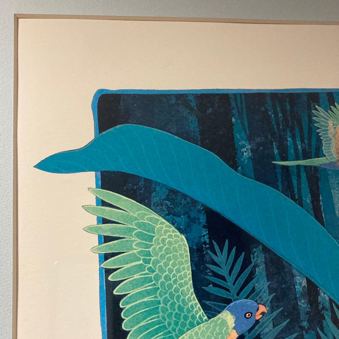 ジョアンフックJ. Allen Hood 鳥と植物の【額込】 - メルカリ