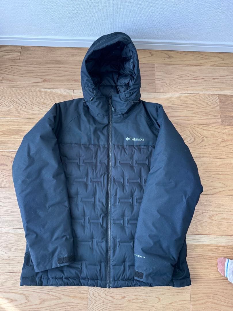 Columbia 防水ブラックダウンジャケット 防水 防寒 通勤対応 COLUMBIA BLACK LABEL／メンズ コーブトゥドーム