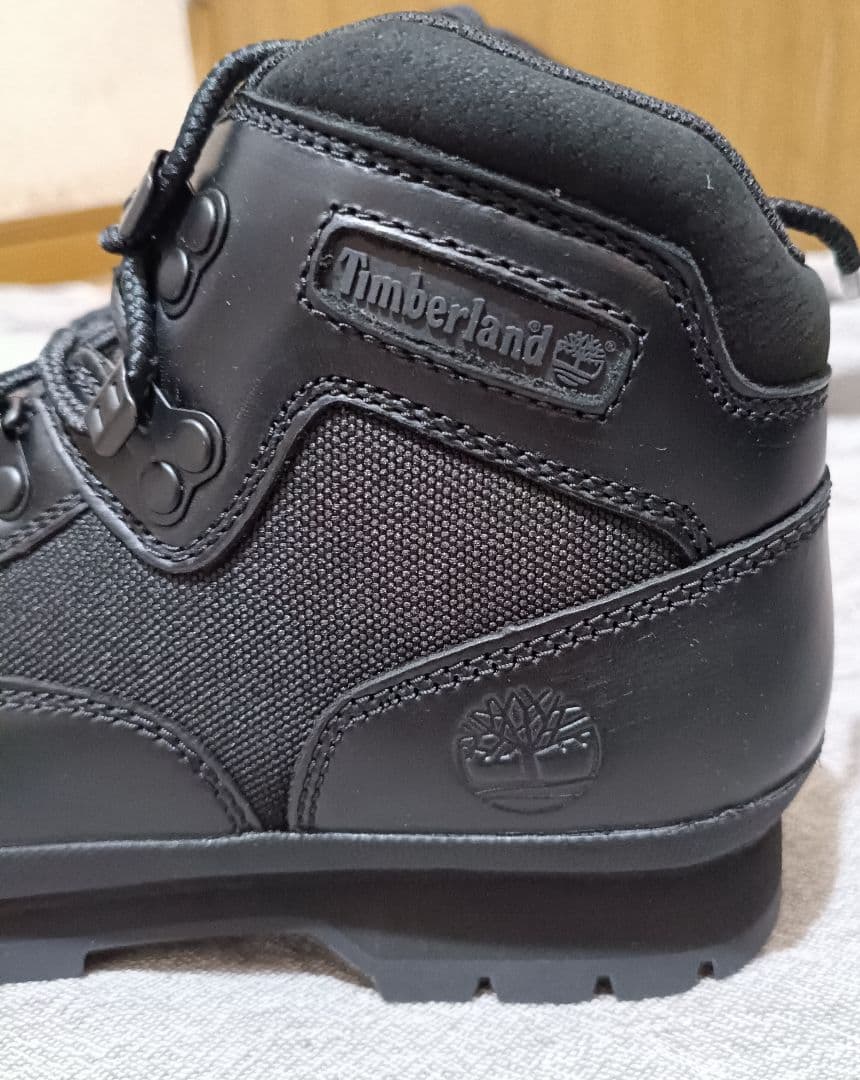 新品 26.5cm Timberland ユーロ ハイカー ミッド ブーツ 黒