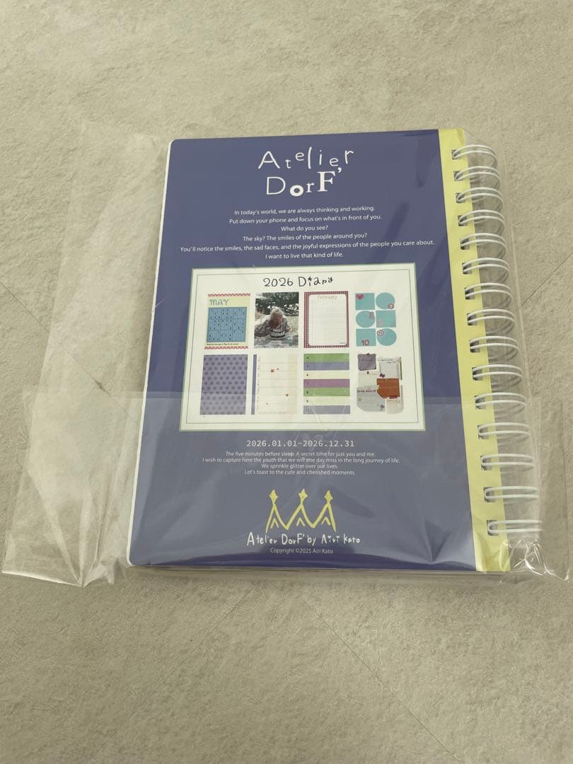AtelierDorF 2026スケジュール帳 アトリエドルフ 手帳 - メルカリ